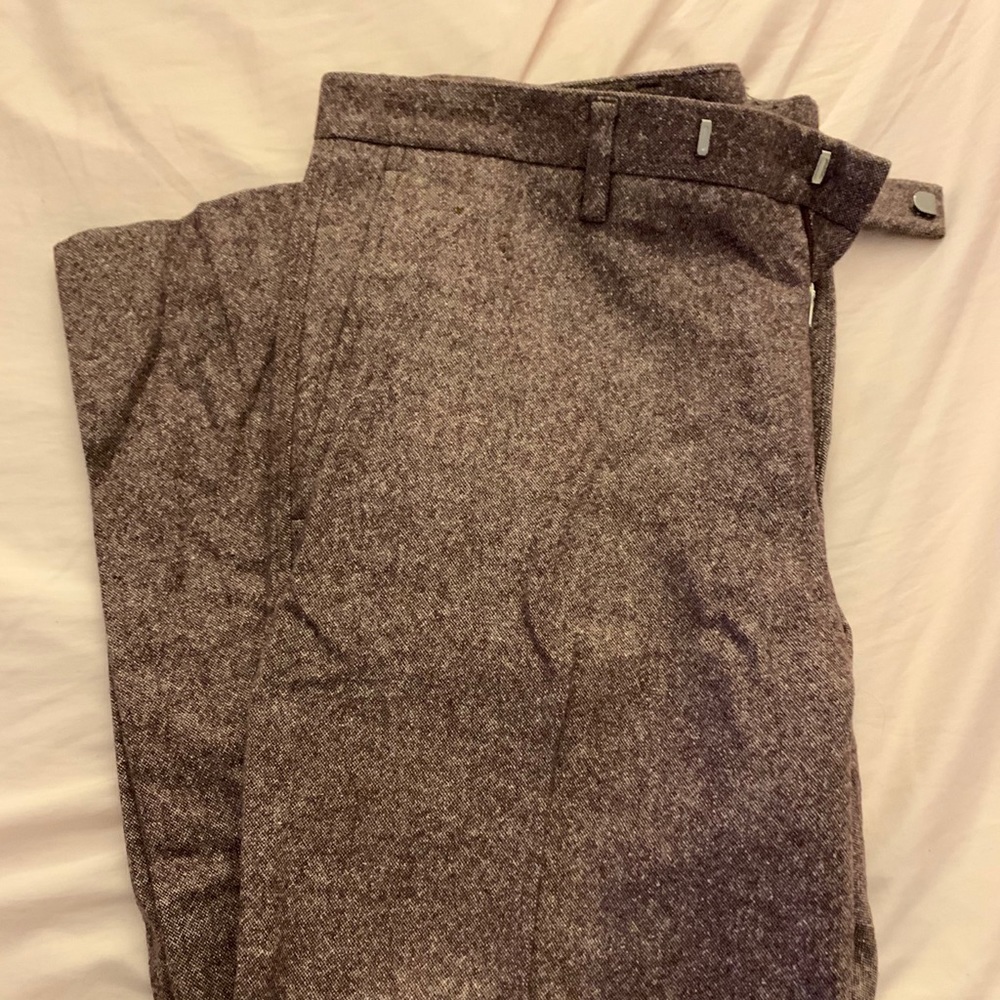 Hugo Boss Heather Maroon Pants